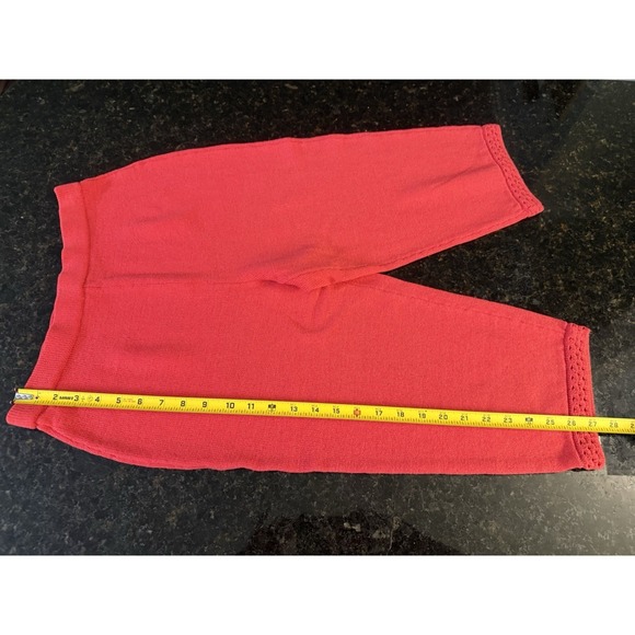 VTG St. John Marie Gray Sportswear Knit 3-Pc Cardigan Tank Capri Pant Set SZ 6/8 - Picture 7 of 16